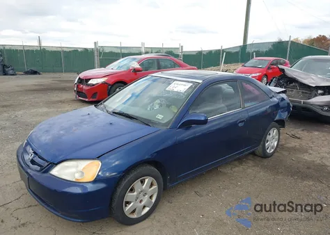 2002 Honda Civic Ex z USA, uszkodzony, nr VIN 1HGEM22002L043985